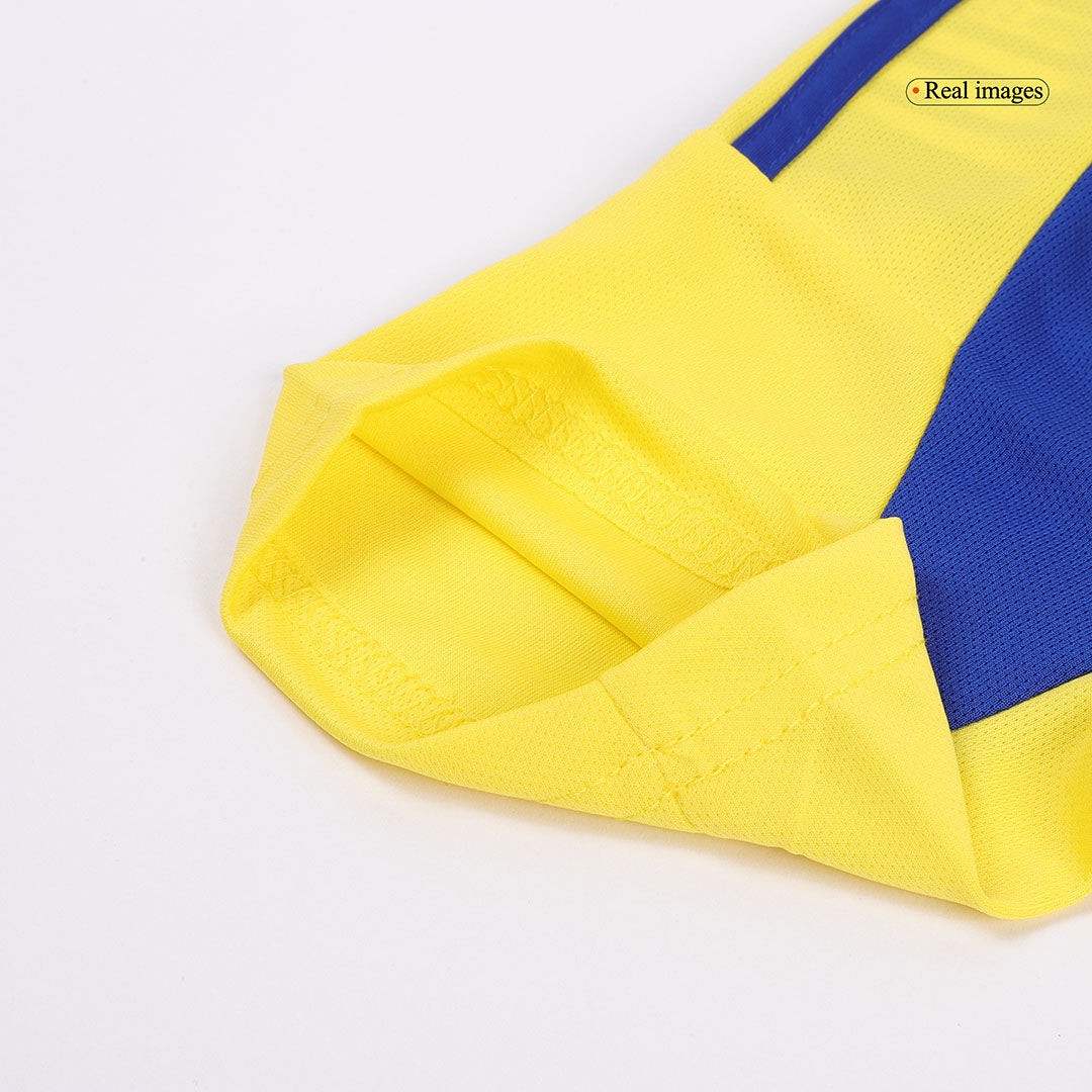 Kid's RONALDO #7 Al Nassr Home  Soccer Jersey Kit(Jersey+Shorts) 2024/25 Top Dresy Shop