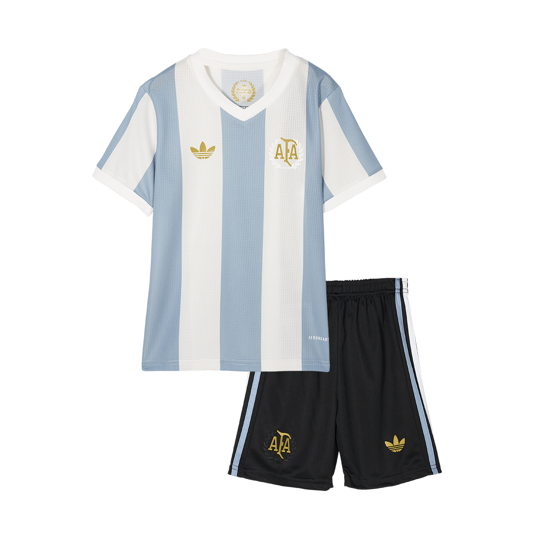 Kid's Argentina  Soccer Jersey Kit(Jersey+Shorts) 2024 - 50th Anniversary Top Dresy Shop