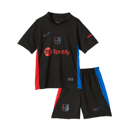 Kid's Barcelona Away  Soccer Jersey Kit(Jersey+Shorts) 2024/25 Top Dresy Shop
