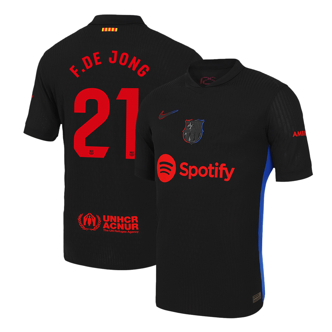 Player Version F.DE JONG #21 Barcelona Away  Soccer Jersey 2024/25 Top Dresy Shop