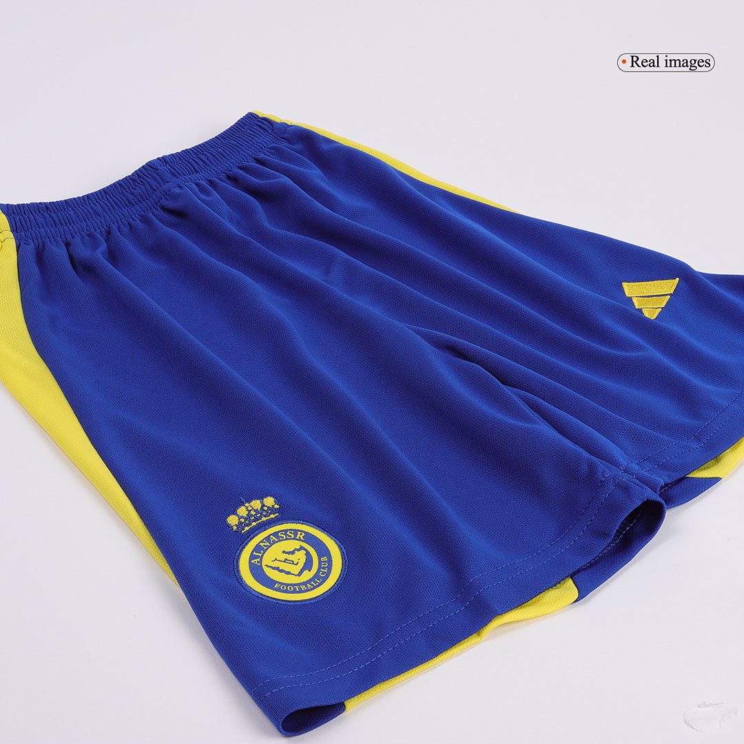 Kid's RONALDO #7 Al Nassr Home  Soccer Jersey Kit(Jersey+Shorts+Socks) 2024/25 Top Dresy Shop