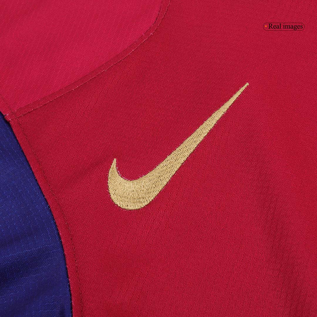 GAVI #6 Barcelona Home  Soccer Jersey 2024/25- Spotify Logo Without Text Top Soccer Jerseys Store