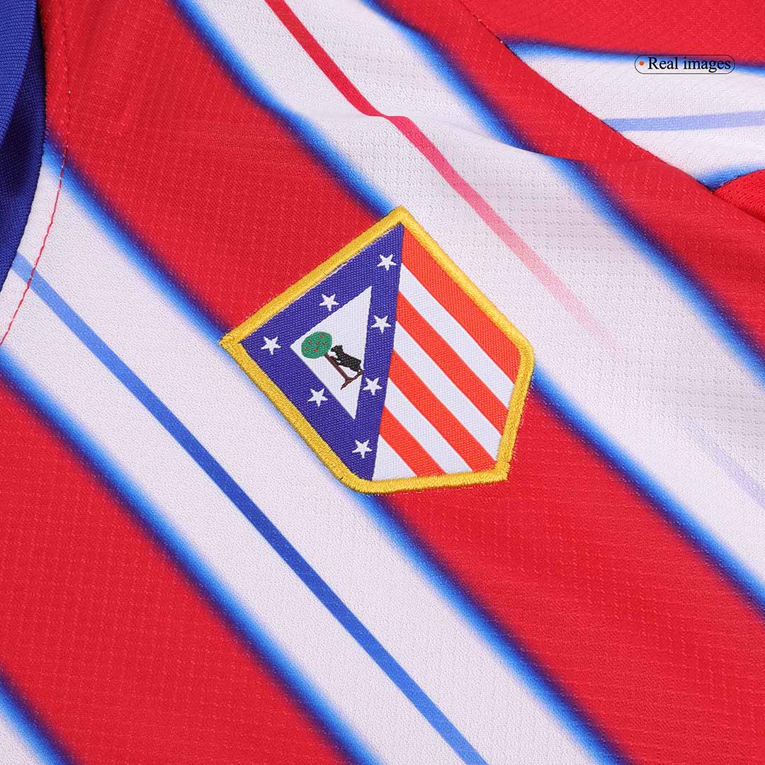 Kid's Atletico Madrid Home  Soccer Jersey Kit(Jersey+Shorts) 2024/25 Top Dresy Shop