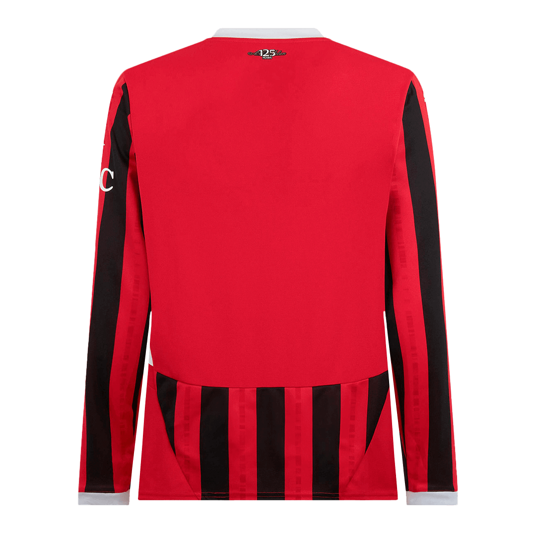 AC Milan Home Long Sleeve  Soccer Jersey 2024/25 Top Dresy Shop