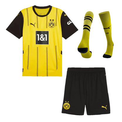 Borussia Dortmund Home  Soccer Jersey Kit(Jersey+Shorts+Socks) 2024/25 Top Dresy Shop