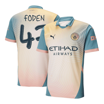 FODEN #47 Manchester City Fourth Away  Soccer Jersey 2024/25 - Definitely City Top Dresy Shop