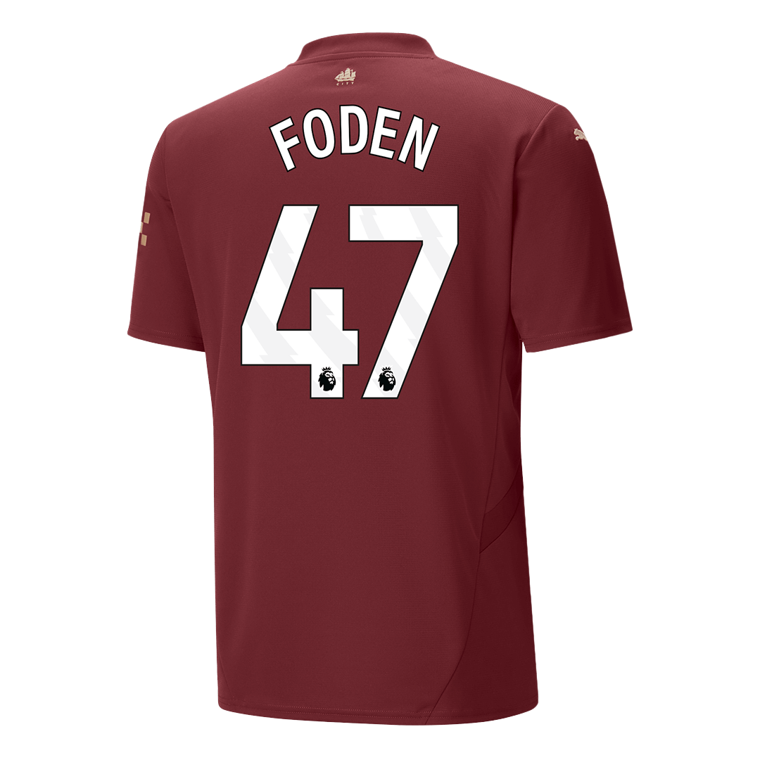 FODEN #47 Manchester City Third Away  Soccer Jersey 2024/25 Top Dresy Shop