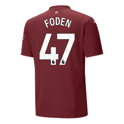 FODEN #47 Manchester City Third Away  Soccer Jersey 2024/25 Top Dresy Shop