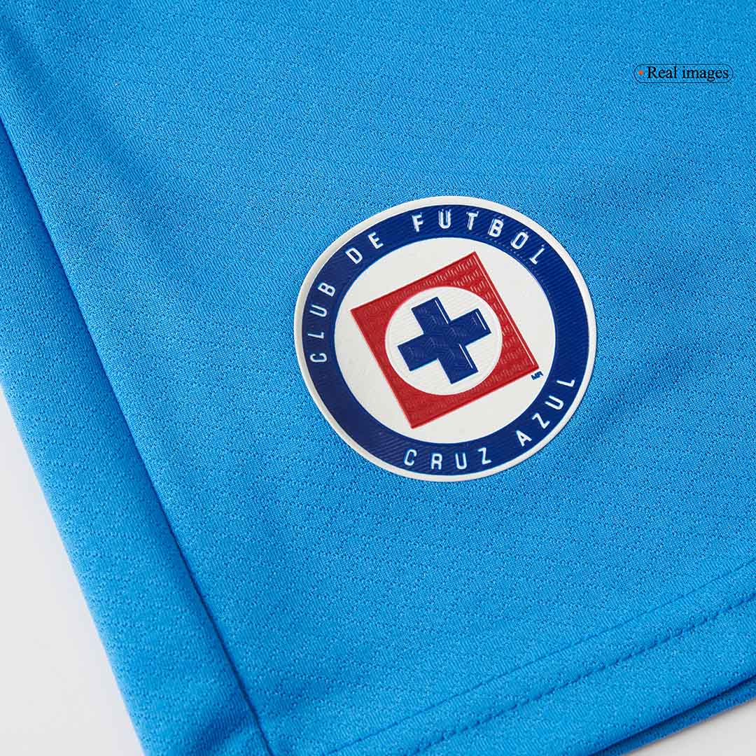 Kid's Cruz Azul Away  Soccer Jersey Kit(Jersey+Shorts) 2024/25 Top Soccer Jerseys Store