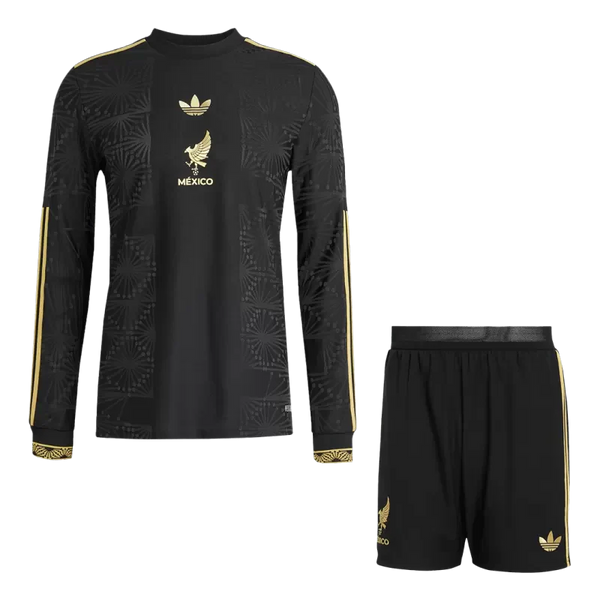 Player Version Mexico Third Away Long Sleeve Jerseys Kit 2025- Gold Cup Go Game Wear