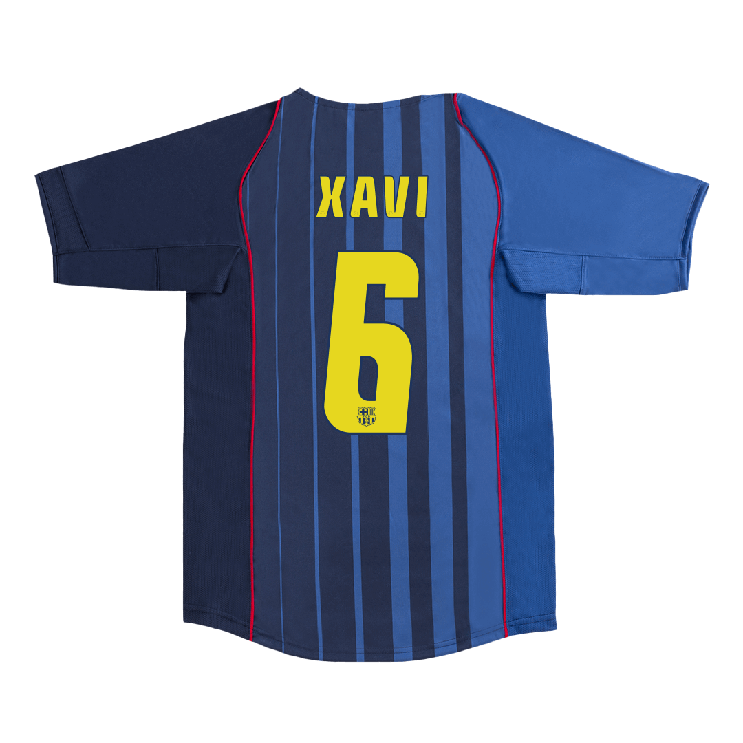 Retro XAVI #6 2004/05 Barcelona Away  Soccer Jersey Top Dresy Shop
