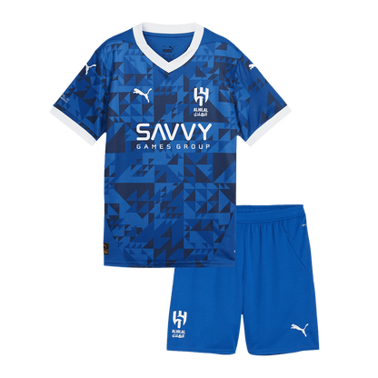 Kid's Al Hilal SFC Home  Soccer Jersey Kit(Jersey+Shorts) 2024/25 Top Dresy Shop