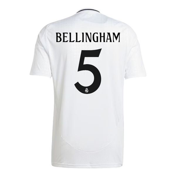 BELLINGHAM #5 Real Madrid Home  Soccer Jersey 2024/25 Top Soccer Jerseys Store