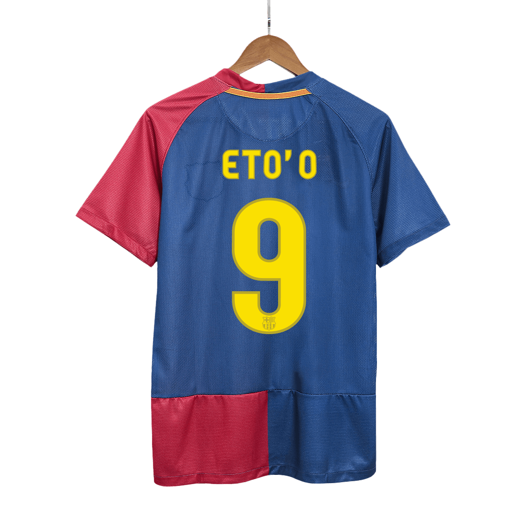 Retro A.INIESTA #8 2008/09 Barcelona Home  Soccer Jersey Top Dresy Shop