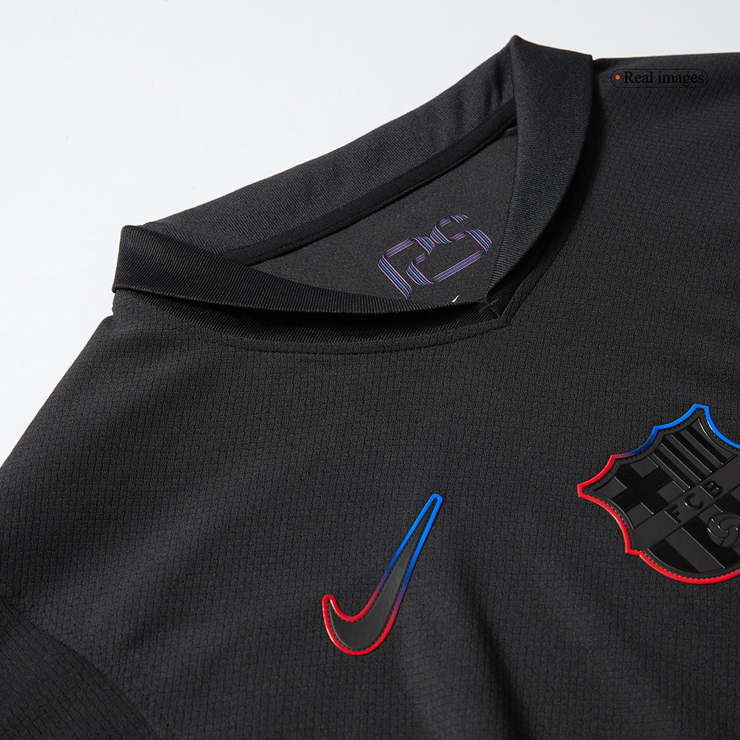 Barcelona Away  Soccer Jersey 2024/25 - Spotify Logo Without Text Top Dresy Shop