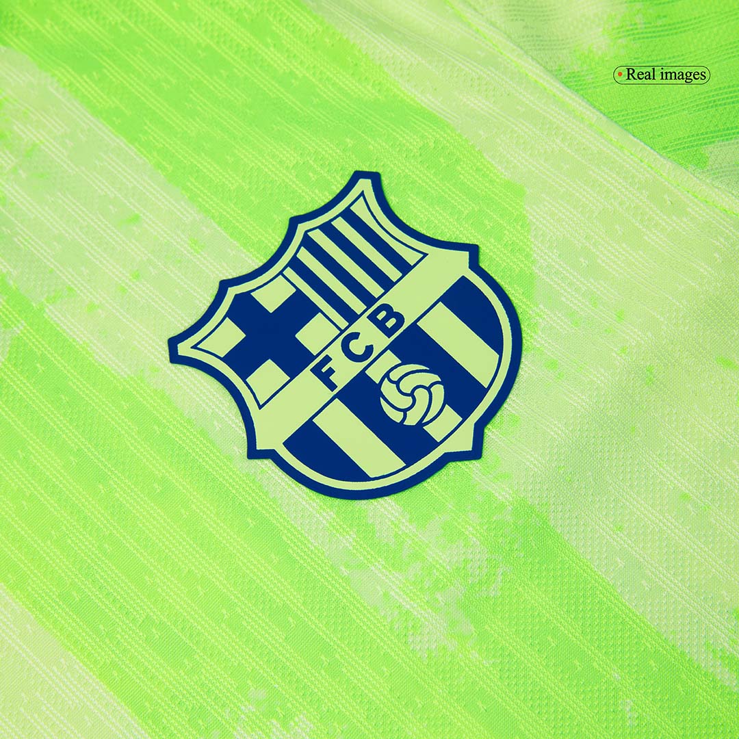 Player Version Barcelona Third Away  Soccer Jersey 2024/25-?Spotify Logo Without Text? Top Dresy Shop