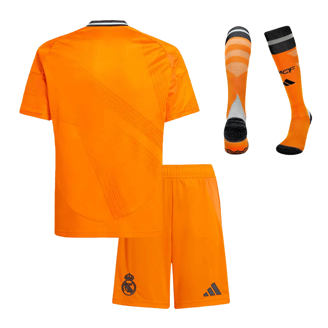 Kid's Real Madrid Away  Soccer Jersey Kit(Jersey+Shorts+Socks) 2024/25 Top Dresy Shop