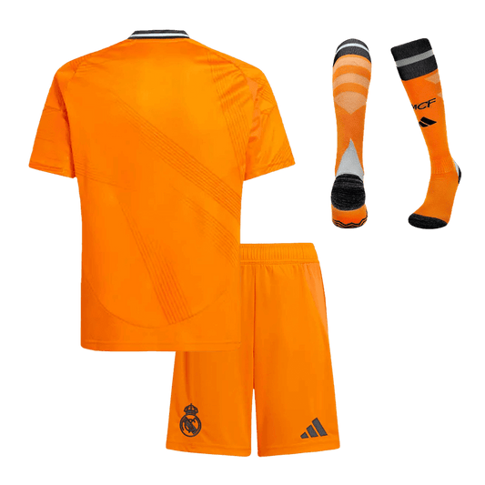 Kid's Real Madrid Away  Soccer Jersey Kit(Jersey+Shorts+Socks) 2024/25 Top Dresy Shop