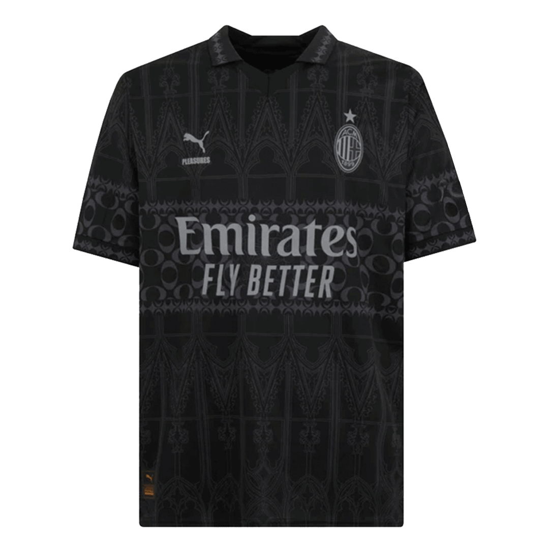 AC Milan X Pleasures Fourth Away  Soccer Jersey 2023/24 Top Dresy Shop