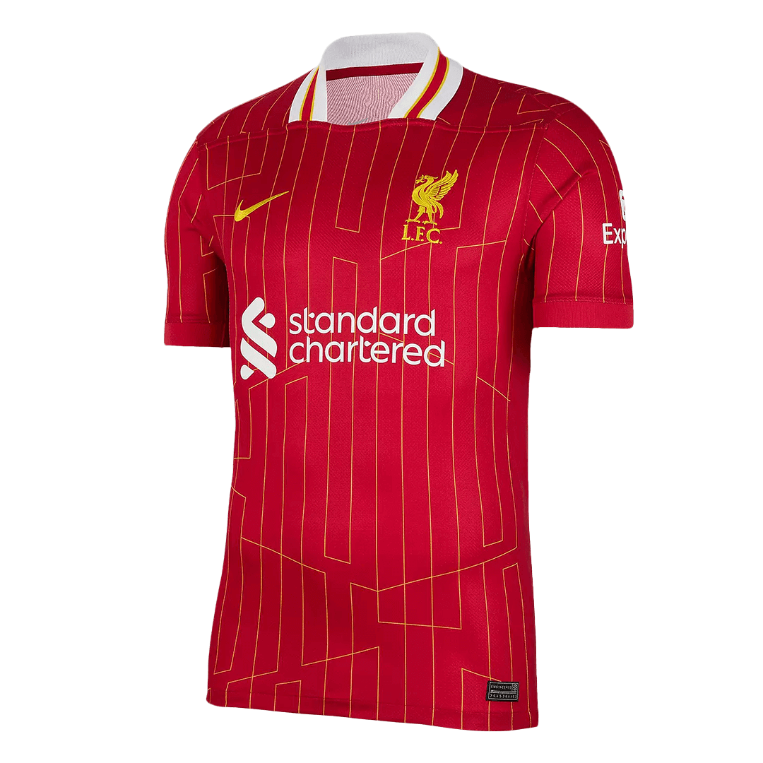 CHIESA #14 Liverpool Home  Soccer Jersey 2024/25 - UCL Top Dresy Shop