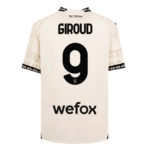GIROUD #9 AC Milan X Pleasures Fourth Away  Soccer Jersey 2023/24 Top Dresy Shop