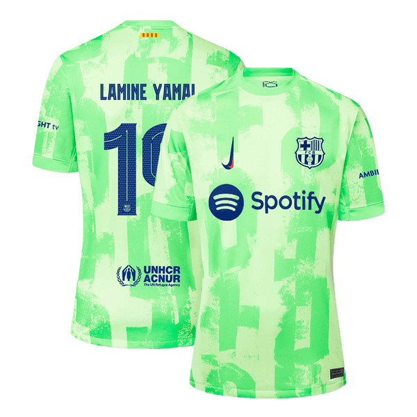 LAMINE YAMAL #19 Barcelona Third Away  Soccer Jersey 2024/25 - UCL Top Soccer Jerseys Store