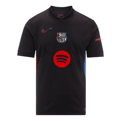 Barcelona Away  Soccer Jersey 2024/25 - Spotify Logo Without Text Top Dresy Shop