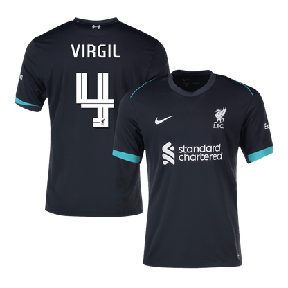 VIRGIL #4 Liverpool Away  Soccer Jersey 2024/25 - UCL Top Dresy Shop
