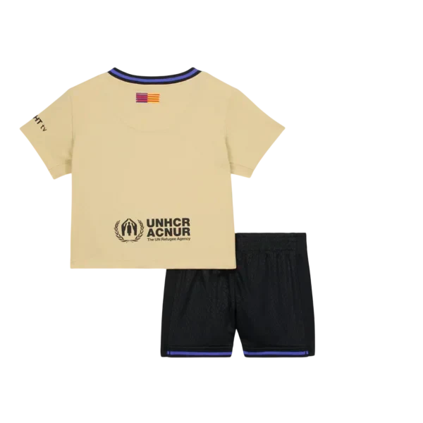 Kid‘s Barcelona Away Soccer Jerseys (Jersey+Short) Kit 2025/26 topsoccerjerseys.com