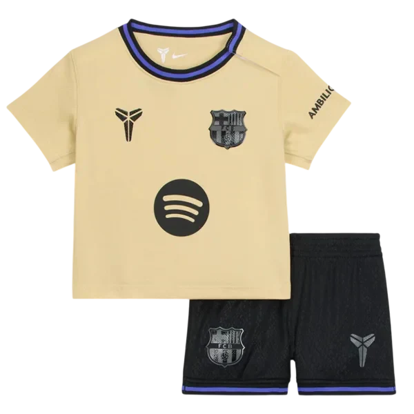 Kid‘s Barcelona Away Soccer Jerseys (Jersey+Short) Kit 2025/26 topsoccerjerseys.com
